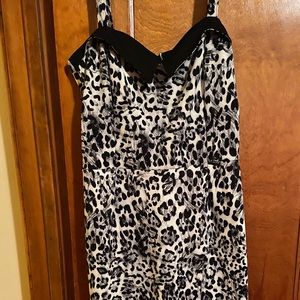Switchblade Stiletto leopard print dress